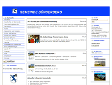 Tablet Screenshot of duenserberg.at